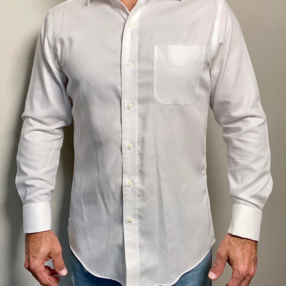 Lauren by Ralph Lauren long cufflink sleeve shirt